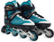 Skids Control Oxygen Inline Skates Semi-softboot Verstelbaar Petrol Maat 42-45