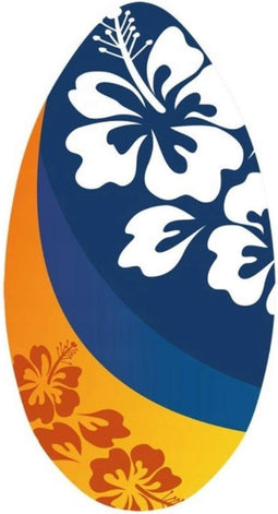 Skimboard Flower 100 cm hout