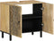 vidaXL - Wastafelkast - 62x33x58 - cm - massief - mangohout