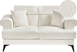 SKIVE - Tweezitsbank - Wit - Bouclé