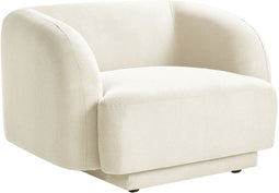 SKJANES - Fauteuil - Beige - Polyester