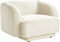 SKJANES - Fauteuil - Beige - Polyester