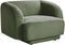 SKJANES - Fauteuil - Groen - Polyester