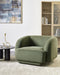 SKJANES - Fauteuil - Groen - Polyester