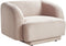SKJANES - Fauteuil - Taupe - Polyester