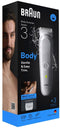 Braun Body Groomer Series 3 BG3530 - Trimmen & Verzorgen - SkinGuard Technologie - Waterdicht - Grijs