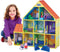 Peppa Pig - Groot houten Speelhuis - 65 cm - 9 kamers en 18 accessoires