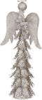House of Seasons Champagne Kerstmis Figuur - 23x16x50 cm - Champagne