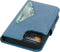 Mobiparts iPhone 13 Mini - Classic Wallet Case - Ruimte voor pasjes - Steel Blue