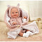 MuÑecas Arias Elegante Babyto-pop Met Dekengewicht 35 Cm Roze