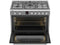 Etna FG190RVS - Gas/Electric Fornuis - 3-rings Wokbrander - Roestvrijstaal