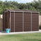 vidaXL - Tuinschuur - 191x300x198 - cm - gegalvaniseerd - staal - bruin