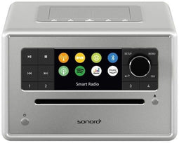 Sonoro Elite X - Radio CD Speler - Bluetooth - Zilver