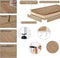 Woltu Ladderkast - 40x170x36cm - 5 Etages - 4 Haken - Wit