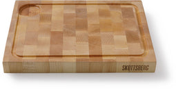 Skottsberg Snijplank met geul Wood Works 35 x 25 x 3.5 cm Hout Beige