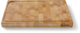 Skottsberg Snijplank met geul Wood Works 50 x 30 x 3.5 cm Hout Beige