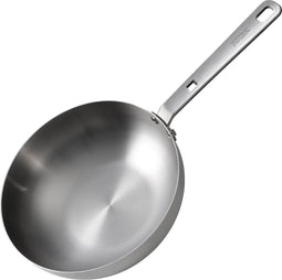 Skottsberg Wokpan Roestvrijstaal 28 cm Stainless Steel - alle warmtebronnen - Inductie