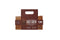 Skottsberg - Wood Works - Serveerplank - Ingefreesde handgrepen - 35 x 18 x 3 cm - Longan hout - Borrelplank