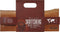 Skottsberg - Wood Works - Serveerplank - Ingefreesde handgrepen - 50 x 19 x 3 cm - Longan hout - Borrelplank