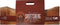 Skottsberg - Wood Works - Serveerplank - Ingefreesde handgrepen - 80 x 25 x 3 cm - Hout - Borrelplank