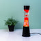 Fisura Lavalamp Zwart Met Rode Lava