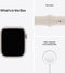 Apple Watch Series 7 - Smartwatch - Zuurstofmeting ECG - Wit (41mm)
