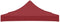 vidaXL - Partytentdak 270 g/m² - 3x3 m - bordeauxrood