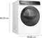Bosch WRB247D0FG - Serie 8 - Warmtepompdroger - 9 kg - Energielabel A - Zelfreinigende condensor - Air Max Dry