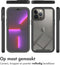 iMoshion Hoesje Geschikt voor iPhone 13 Pro Max Hoesje - iMoshion 360° Full Protective Case - Zwart / Transparant