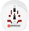 Skross 1.500202-E - Reisstekker - combo-landadapters - Wit - meer dan 150 landen