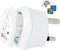 Skross 1.500202-E - Reisstekker - combo-landadapters - Wit - meer dan 150 landen