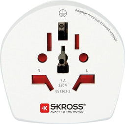 Skross Country Travel Adapter World to UK 2019