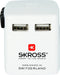 SKROSS - Reisadapter - USB Lader 2xUSB 2400 mA
