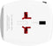 SKROSS - Reisadapter - Wereld adapter MUV 2-polig + 2xUSB 2400 mA