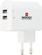 SKROSS Reisstekker Europa 2x USB (Side Connection)
