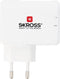 SKROSS Reisstekker Europa 2x USB (Side Connection)