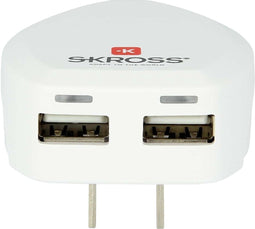 Skross SKROSS 1.302730-E USB-oplader 2.4 A 2 x USB Thuis