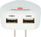 Skross SKROSS 1.302730-E USB-oplader 2.4 A 2 x USB Thuis