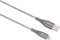 Skross USB-kabel USB 2.0 USB-A stekker 1.20 m Grijs Rond, Flexibel, Stoffen mantel SKCA0011A-MFI120CN