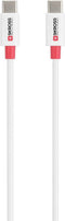 Skross USB-kabel USB 2.0 USB-C stekker, USB-C stekker 2.00 m Wit Rond SKCA0006C-CMULTICN