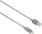 Skross USB-kabel USB 3.2 Gen1 (USB 3.0 / USB 3.1 Gen1) USB-A stekker 1.20 m Space grijs Rond, Flexibel, Stoffen mantel