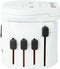 SKROSS - Wereldreisadapter met randaarde stekker 6300 mA + 1xUSB