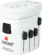 SKROSS - Wereldreisadapter met randaarde stekker 6300 mA + 1xUSB