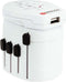 SKROSS - Wereldreisadapter met randaarde stekker 6300 mA + 1xUSB