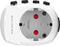 SKROSS - Wereldreisadapter met randaarde stekker 7000 mA + Schuko adapter