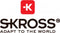 SKROSS - Wereldreisadapter met randaarde stekker - met Schukostekker (zonder Zwitserland & Italië) + 2xUSB 2400 mA