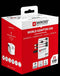 Skross - Wereldreisadapter MUV PRO 2-polig + 1 USB Snellader + 1 Type C 2500 mA Wit