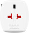 Skross - World Travel Adapter 2-pole + 1 USB Charger + 1 Type C 2400 mA White