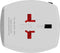 Skross - World Travel Adapter 2-pole + 4 USB Charger + 1 Type C 2400 mA White