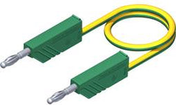 SKS Hirschmann CO MLN 200/2,5 Meetsnoer Banaanstekker 4 mm Banaanstekker 4 mm 2.00 m Geel, Groen 1 stuk(s)